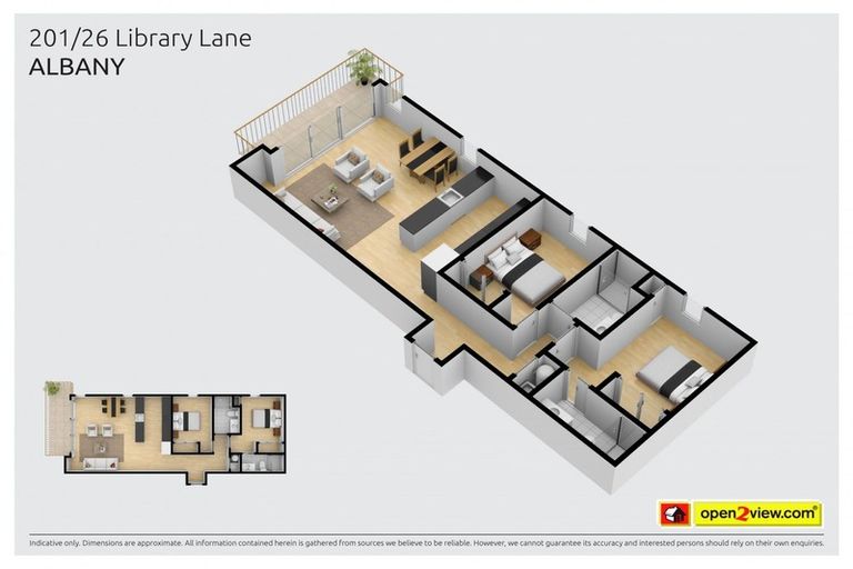 Photo of property in 201/26 Library Lane, Albany, Auckland, 0632