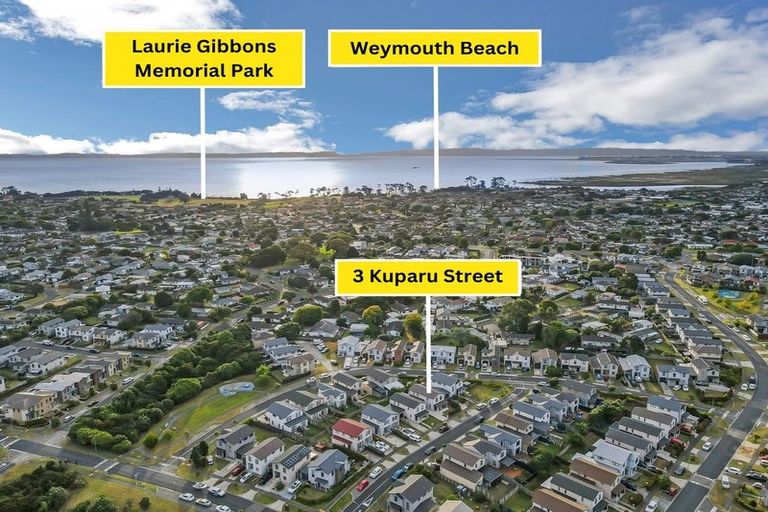 Photo of property in 3 Kuparu Street, Weymouth, Auckland, 2103