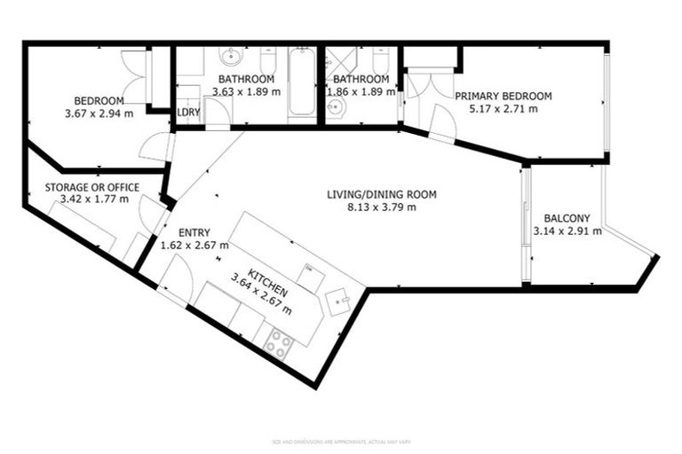 Photo of property in Stadium Garden Flats, 319/107 Thorndon Quay, Pipitea, Wellington, 6011