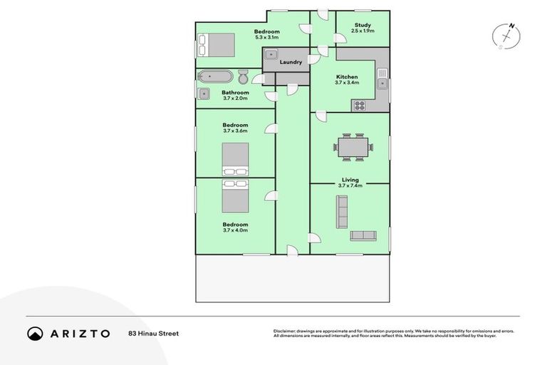 Photo of property in 83 Hinau Street, Castlecliff, Whanganui, 4501