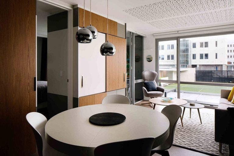 Photo of property in Sanctum Apartments, 15/10a Ebor Street, Te Aro, Wellington, 6011