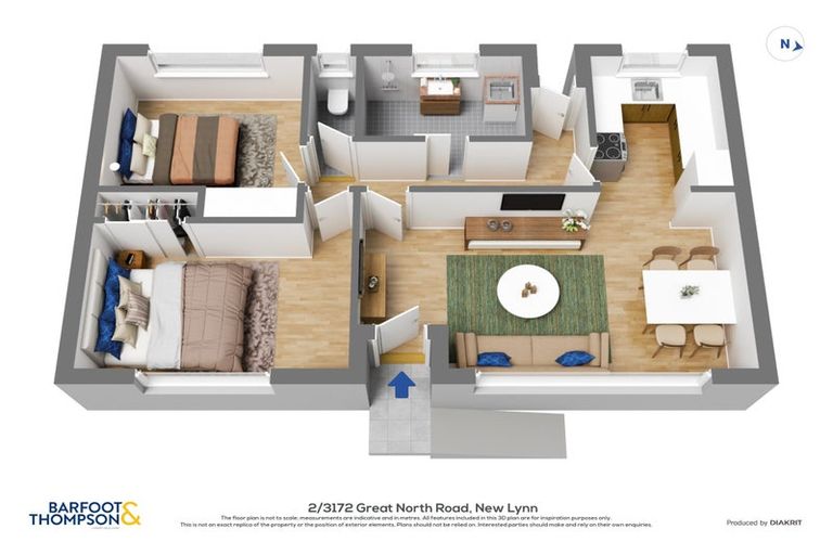 Photo of property in 2/3172 Great North Road, New Lynn, Auckland, 0600