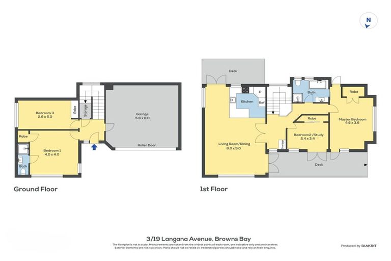 Photo of property in 3/19 Langana Avenue, Browns Bay, Auckland, 0630