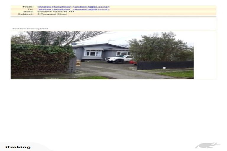 Photo of property in 5 Rongopai Street, Palmerston North, 4414