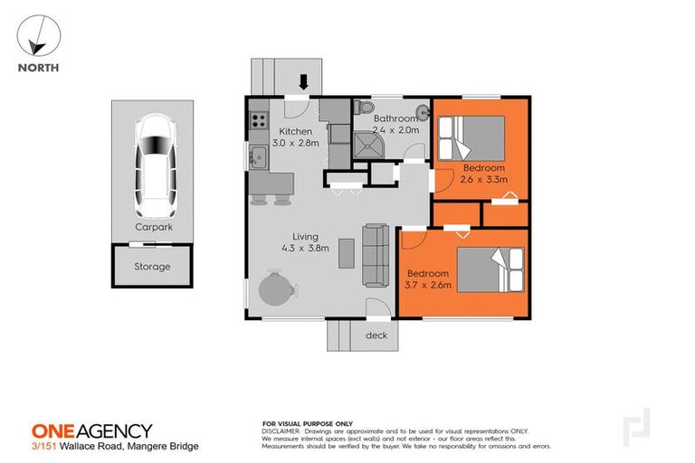 Photo of property in 3/151b Wallace Road, Mangere Bridge, Auckland, 2022
