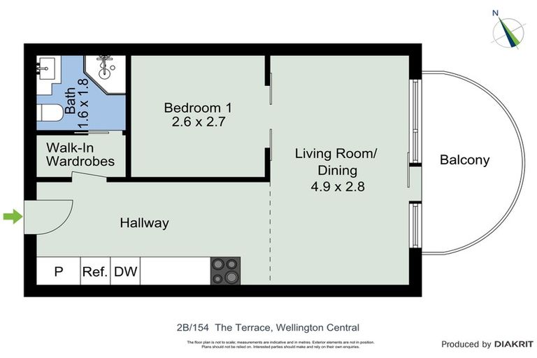 Photo of property in Atrium Towers, 2b/154 The Terrace, Wellington Central, Wellington, 6011