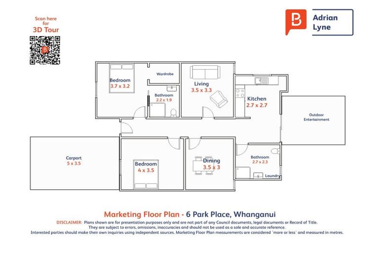 Photo of property in 6 Park Place, Whanganui, 4500