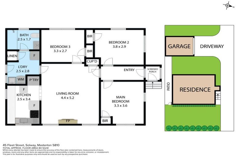 Photo of property in 45 Fleet Street, Solway, Masterton, 5810