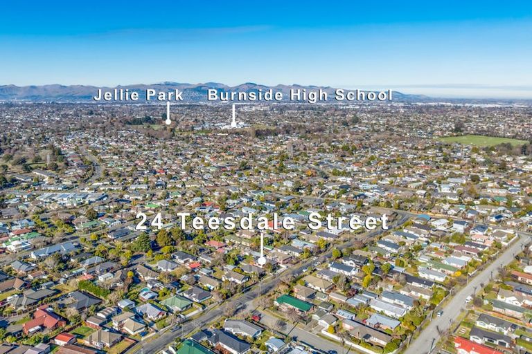 Photo of property in 24 Teesdale Street, Burnside, Christchurch, 8053