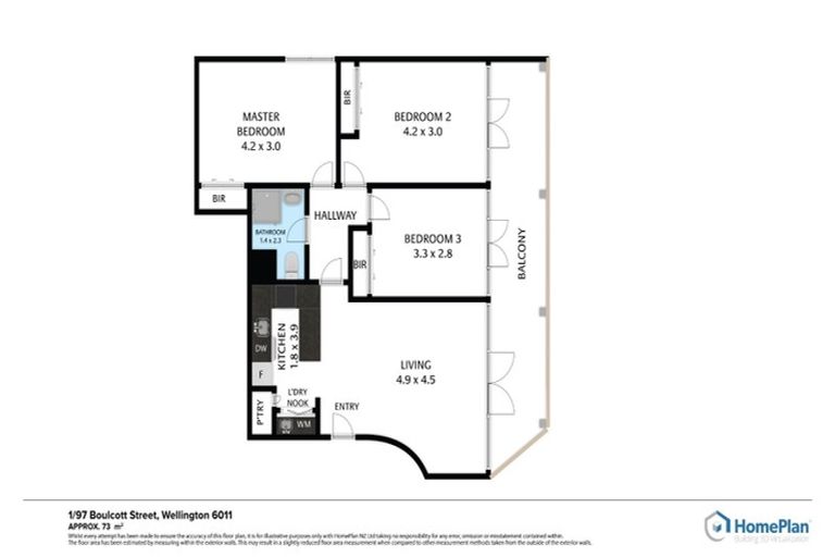 Photo of property in 1/97 Boulcott Street, Wellington Central, Wellington, 6011