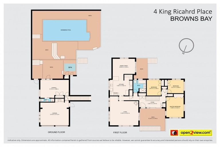 Photo of property in 4 King Richard Place, Browns Bay, Auckland, 0630