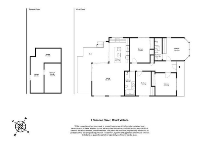 Photo of property in 2 Shannon Street, Mount Victoria, Wellington, 6011