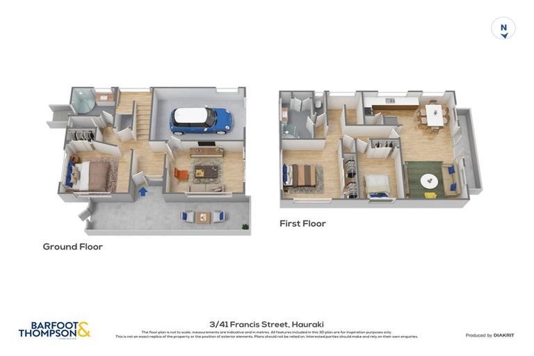 Photo of property in 3/41 Francis Street, Hauraki, Auckland, 0622