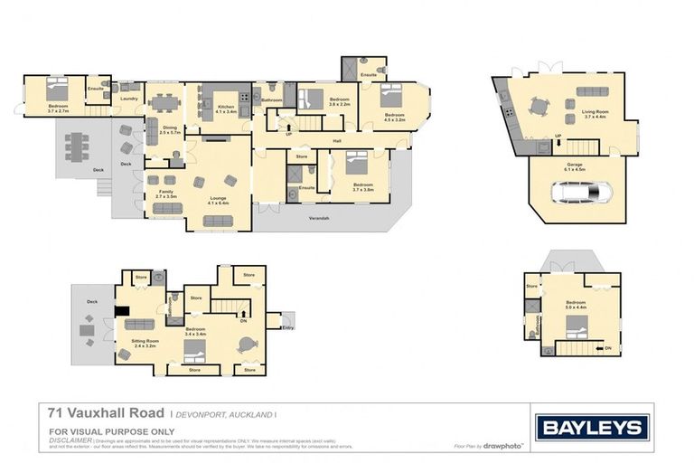 Photo of property in 71 Vauxhall Road, Devonport, Auckland, 0624