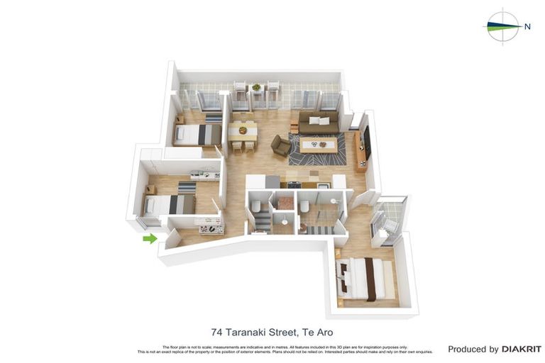 Photo of property in Soho Apartments, 1512/74 Taranaki Street, Te Aro, Wellington, 6011