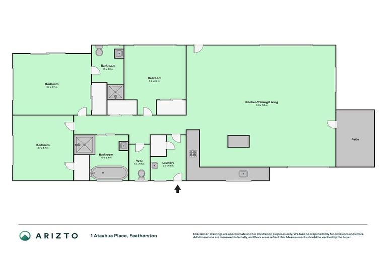 Photo of property in 1 Ataahua Place, Featherston, 5710