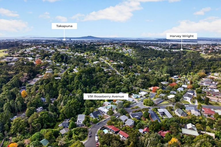 Photo of property in 1/91a Roseberry Avenue, Birkenhead, Auckland, 0626