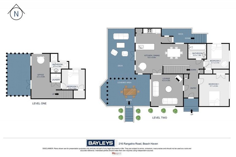 Photo of property in 216 Rangatira Road, Beach Haven, Auckland, 0626