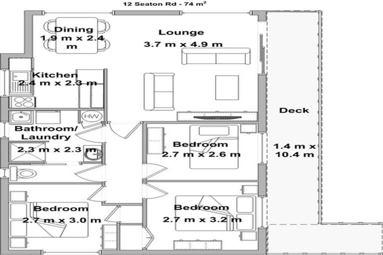 Photo of property in 12 Seaton Road, Murrays Bay, Auckland, 0630