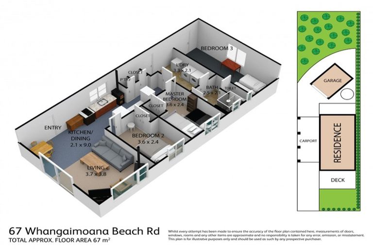 Photo of property in 67 Whangaimoana Beach Road, Whangaimoana, Pirinoa, 5772