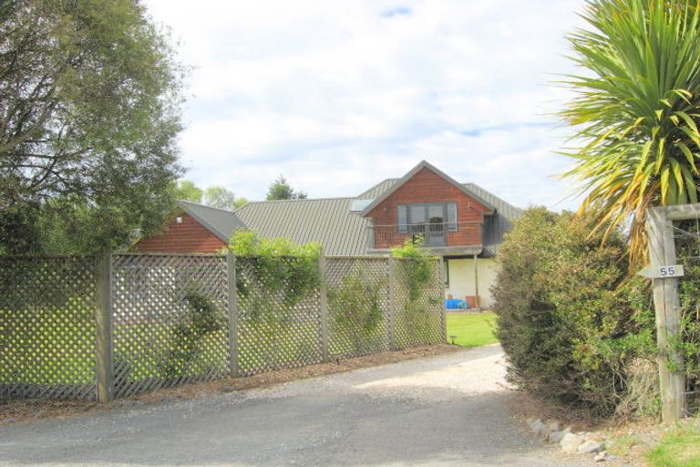 Photo of property in 55 Chinnerys Road, Woodend, 7610