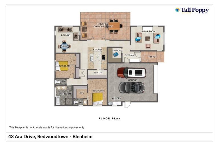 Photo of property in 43 Easthaven Place, Redwoodtown, Blenheim, 7201