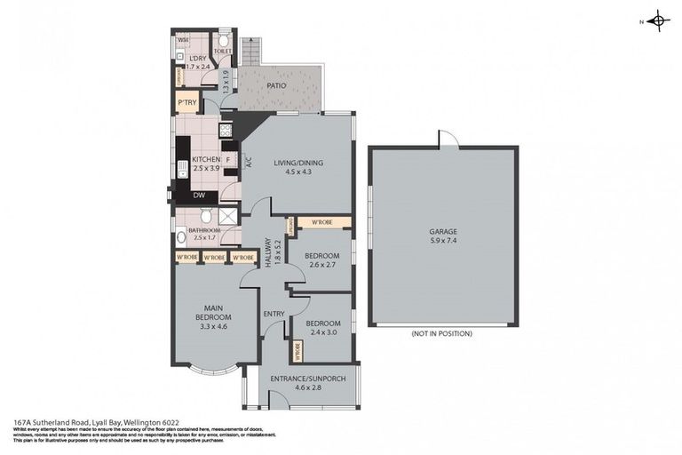 Photo of property in 167a Sutherland Road, Lyall Bay, Wellington, 6022