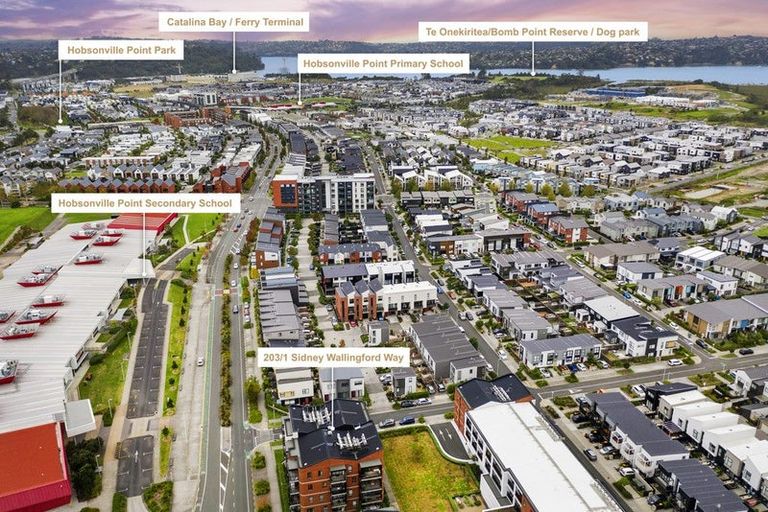 Photo of property in 203/1 Sidney Wallingford Way, Hobsonville, Auckland, 0616