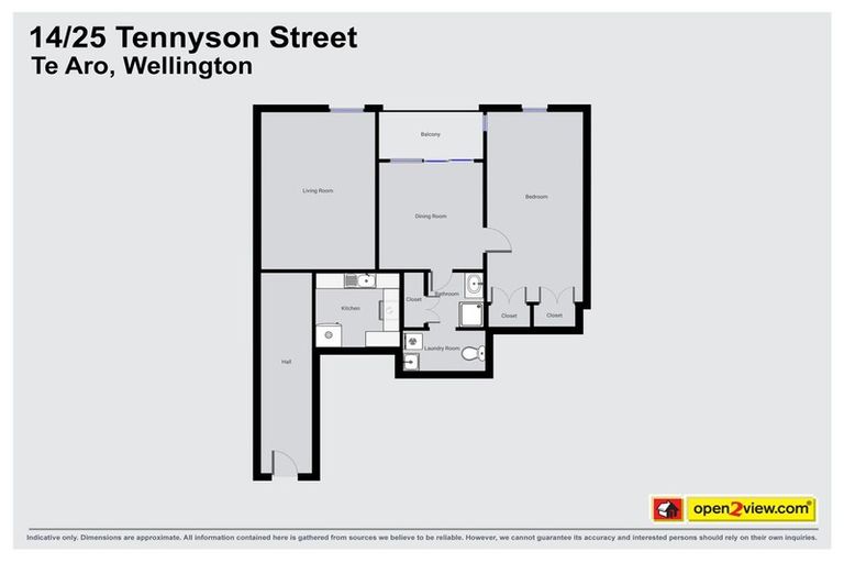 Photo of property in Tennyson Apartments, 14/25 Tennyson Street, Te Aro, Wellington, 6011