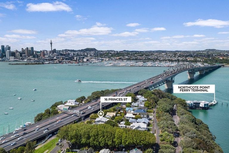 Photo of property in 16 Princes Street, Northcote Point, Auckland, 0627