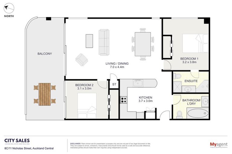 Photo of property in 8c/11 Nicholas Street, Auckland Central, Auckland, 1010