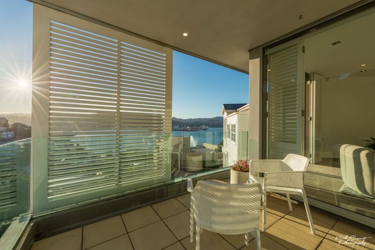 Photo of property in Alto Apartments, 3b/22 Telford Terrace, Oriental Bay, Wellington, 6011