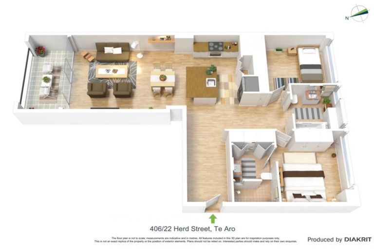 Photo of property in Chaffers Dock, 406/22 Herd Street, Te Aro, Wellington, 6011