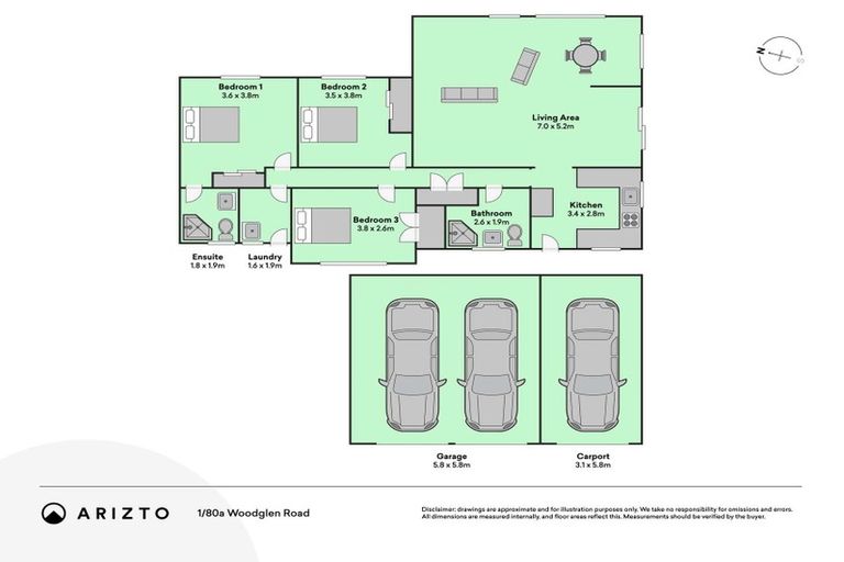 Photo of property in 1/80a Woodglen Road, Glen Eden, Auckland, 0602