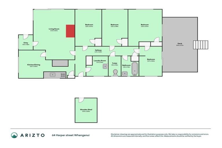 Photo of property in 64 Harper Street, Gonville, Whanganui, 4501