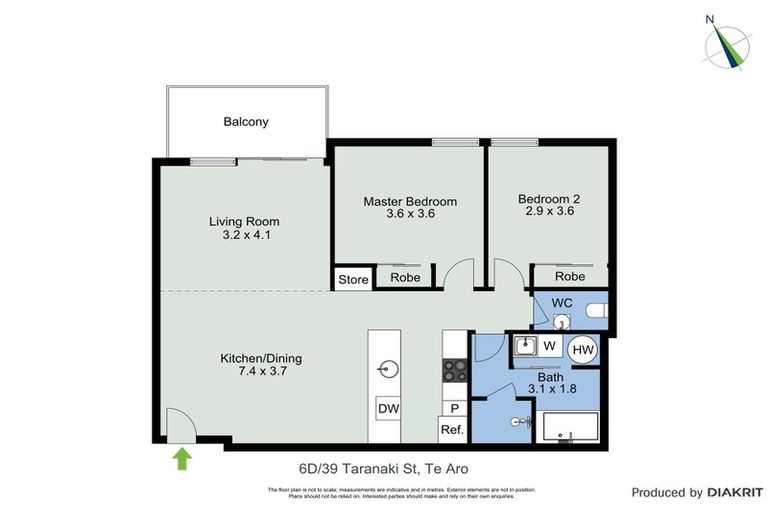 Photo of property in Bellagio Apartments, 6d/39 Taranaki Street, Te Aro, Wellington, 6011