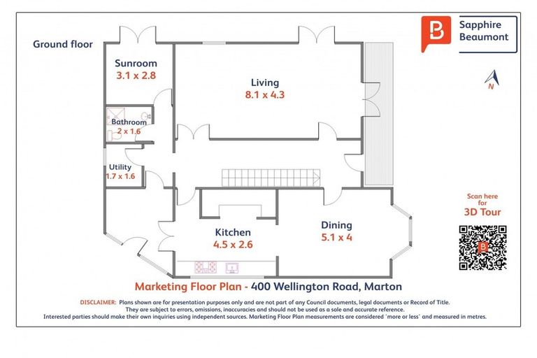 Photo of property in 400 Wellington Road, Marton, 4710