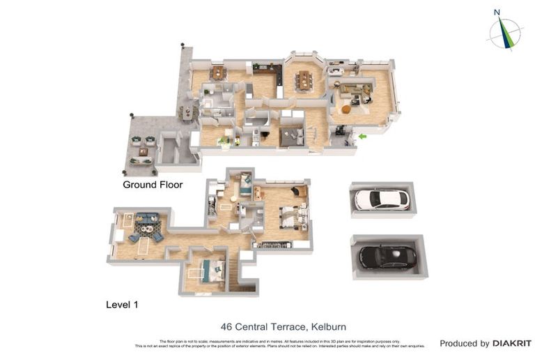 Photo of property in 46 Central Terrace, Kelburn, Wellington, 6012