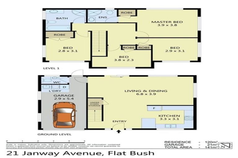 Photo of property in 21 Janway Avenue, Flat Bush, Auckland, 2016