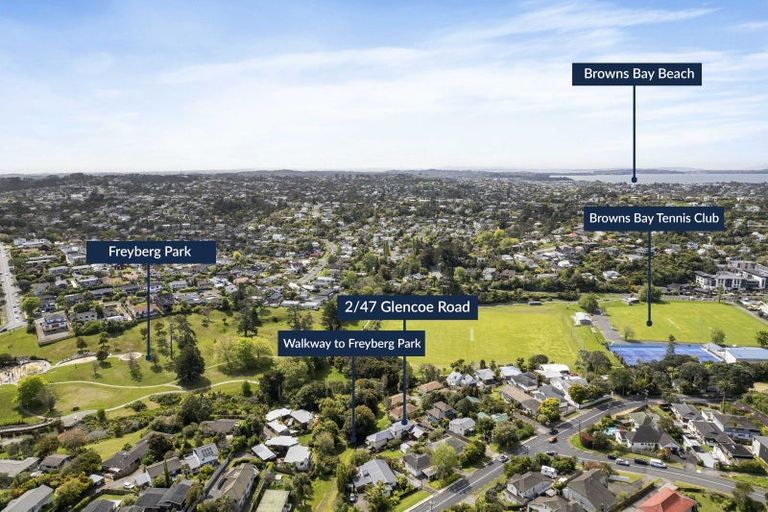 Photo of property in 2/47 Glencoe Road, Browns Bay, Auckland, 0630