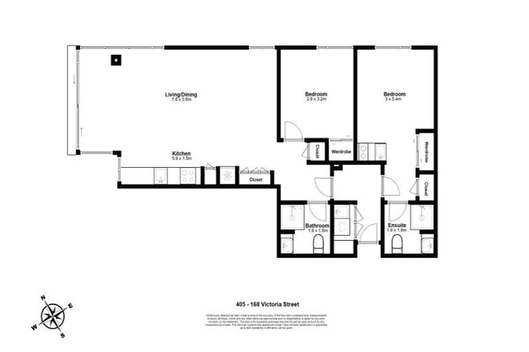 Photo of property in Vsp South, 405/166 Victoria Street, Te Aro, Wellington, 6011