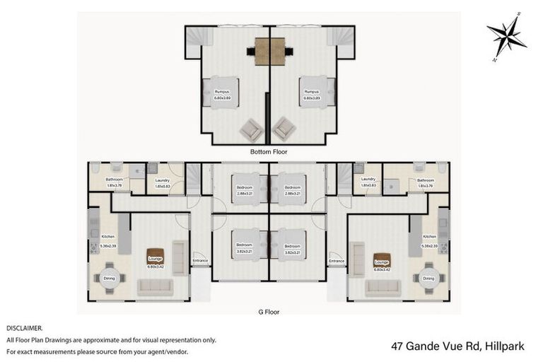 Photo of property in 47 Grande Vue Road, Hillpark, Auckland, 2102