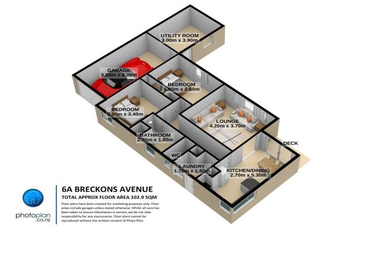 Photo of property in 6a Breckons Avenue, Nawton, Hamilton, 3200