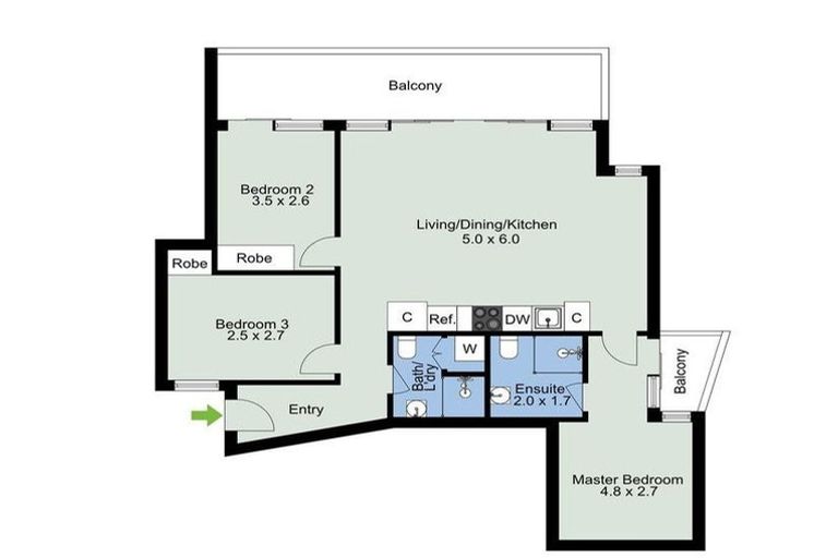 Photo of property in Soho Apartments, 1512/74 Taranaki Street, Te Aro, Wellington, 6011