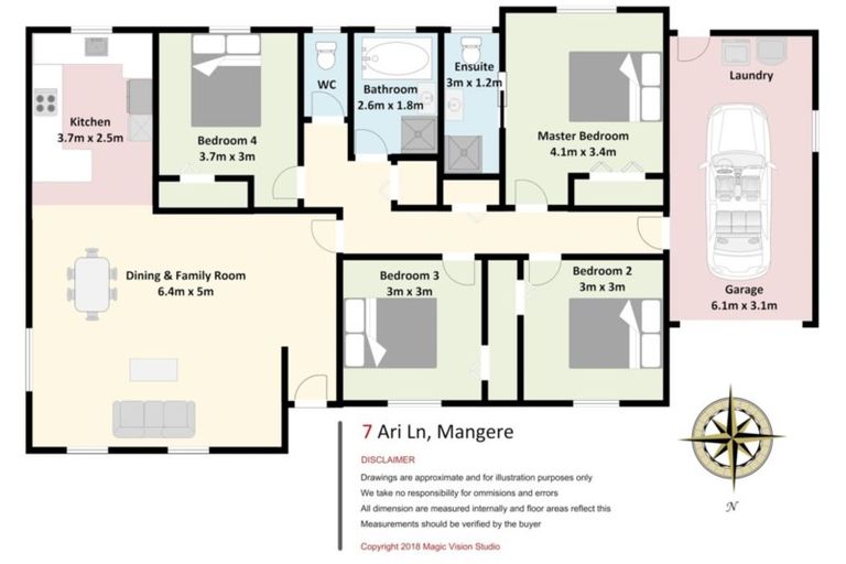 Photo of property in 7 Ari Lane, Mangere, Auckland, 2022