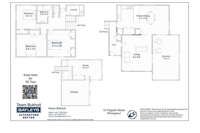 Photo of property in 19 Tregarth Street, Saint Johns Hill, Whanganui, 4501