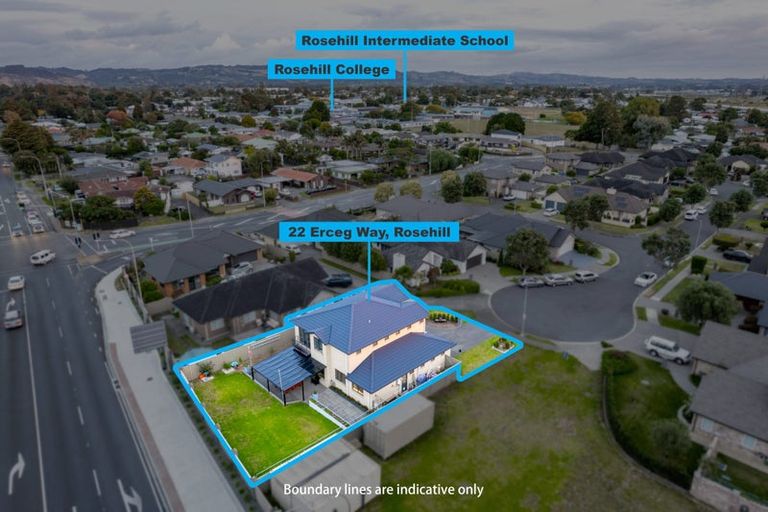 Photo of property in 22 Erceg Way, Rosehill, Papakura, 2113