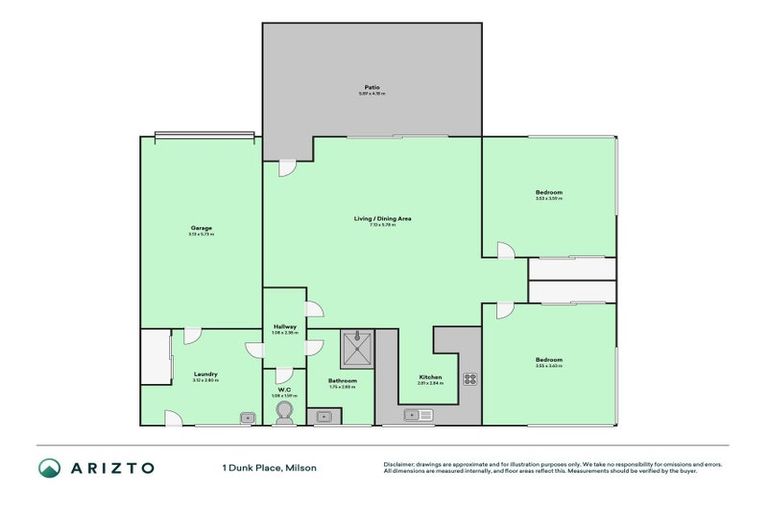 Photo of property in 1 Dunk Place, Milson, Palmerston North, 4414