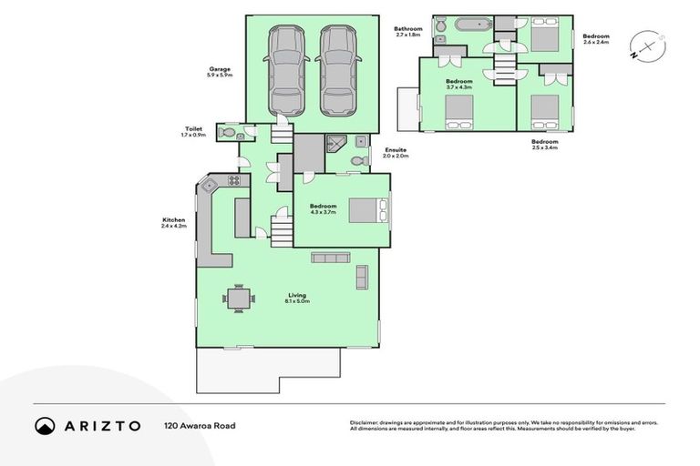 Photo of property in 120 Awaroa Road, Sunnyvale, Auckland, 0612