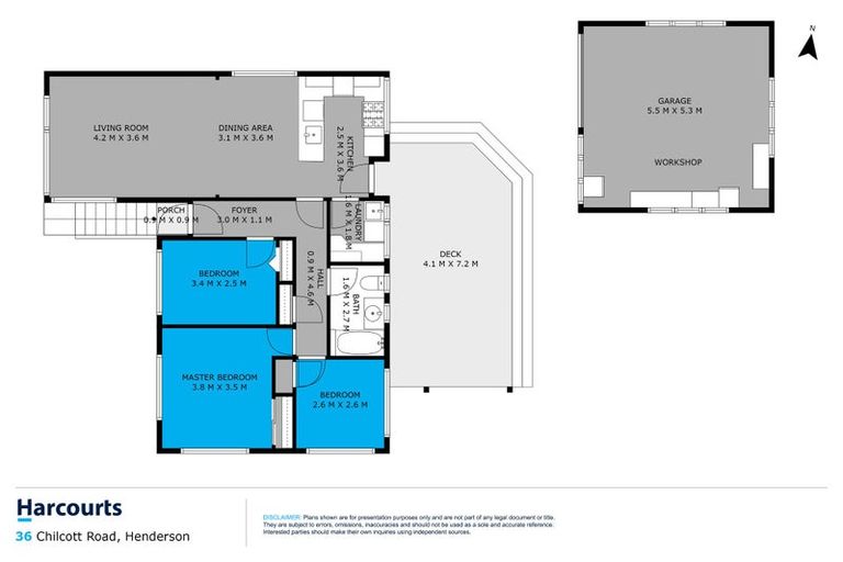 Photo of property in 36 Chilcott Road, Henderson, Auckland, 0612